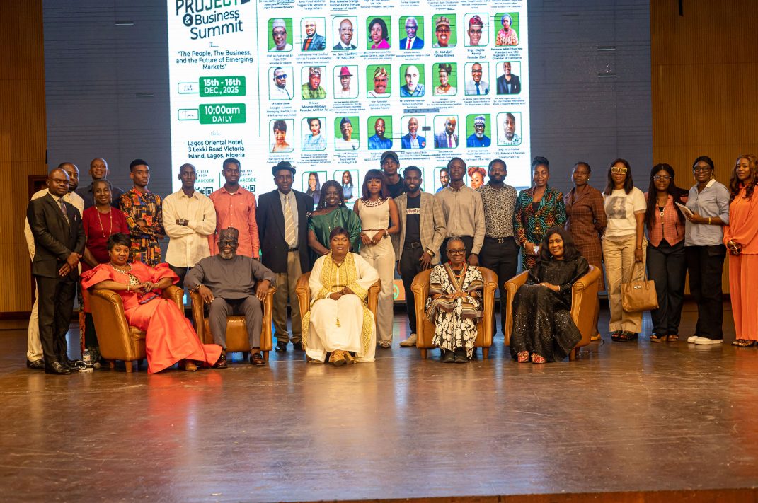 The Grand Project Launch on stage